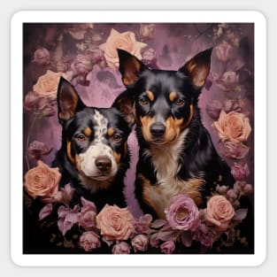 Australian Cattle Dog family Sticker